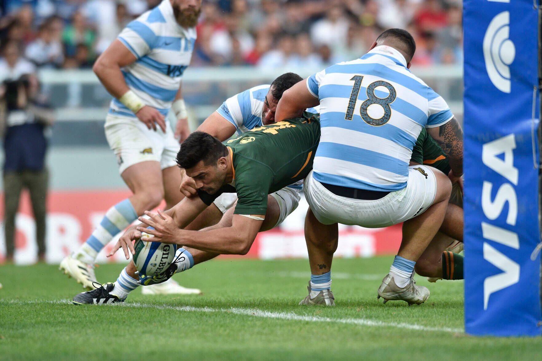 APTOPIX Argentina South Africa Rugby